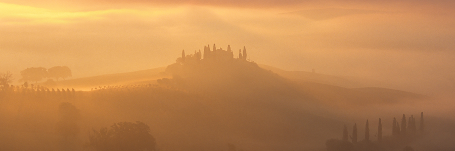 And then the sun rose - Val d'Orcia, Tuscany